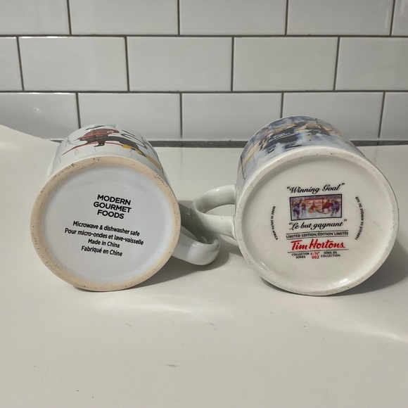 Tim Hortons Coffee Mugs Winning Goal Collector Series 002 & Halloween Cat Mug - Picture 6 of 6